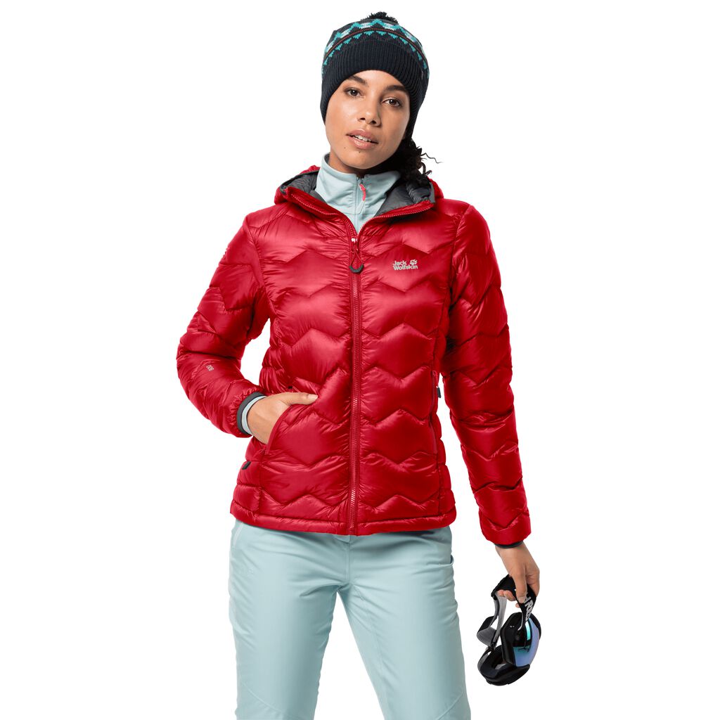 Jack Wolfskin ARGO PEAK Vestes Femme Rouge - DOKCBYM-60